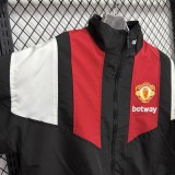 2026-27 Manchester United Black Red Windbreaker