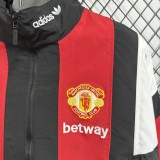 2026-27 Manchester United Black Red Windbreaker