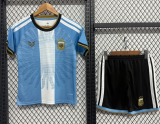 2026-27 Kids Argentina Messi Farewell Match Soccer Jersey