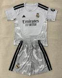 2026-27 Kids Real Madrid Goalkeeper Grey Soccer Jersey
