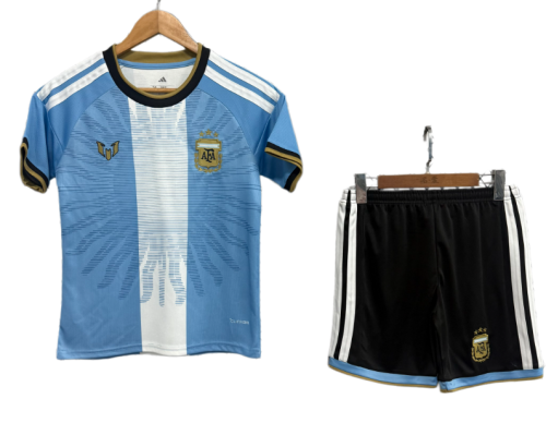 2026-27 Kids Argentina Messi Farewell Match Soccer Jersey