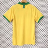 1999-2000 Mens Brazil Home Yellow Retro Soccer Jersey