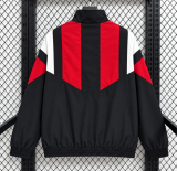 2026-27 Manchester United Black Red Windbreaker
