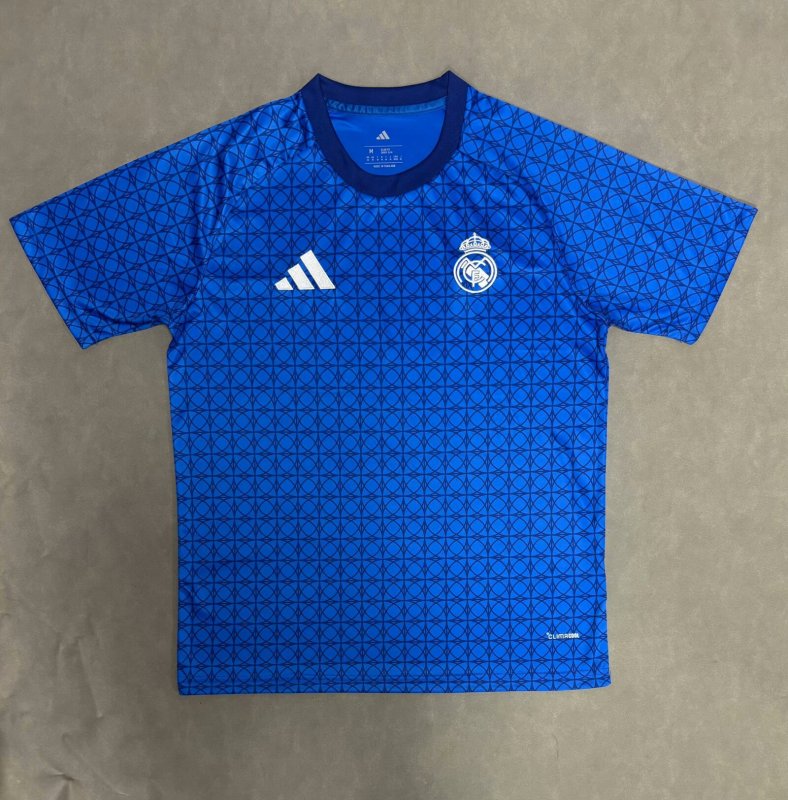 2026-27 Real Madrid Blue Pre-Match Training Shirts