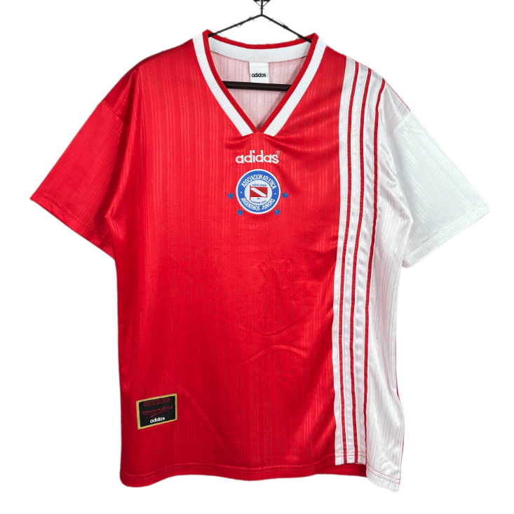 1996-1997 Argentina Home Red Retro Soccer Jersey
