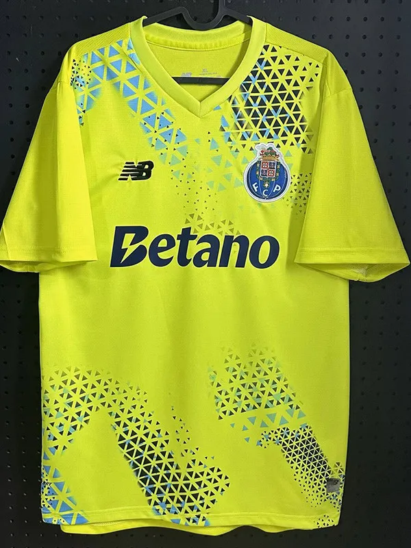 2026-27 Porto Goalkeeper Fluorescent Yellow Fans Soccer Jersey
