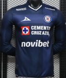 2026-27 Mens Cruz Azul Third Away Player Long Sleeve soccer Jersey