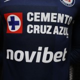 2026-27 Mens Cruz Azul Third Away Player Long Sleeve soccer Jersey