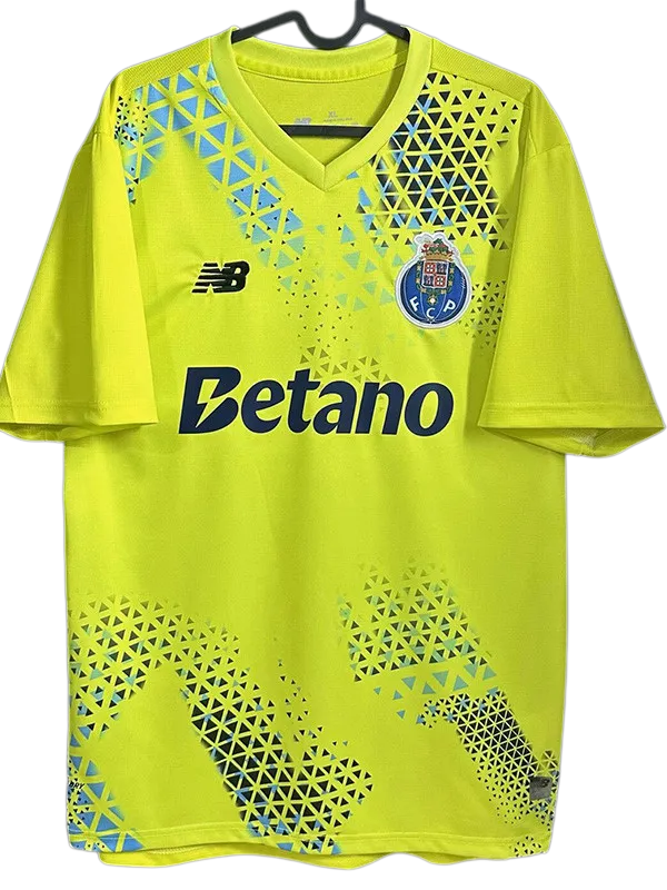 2026-27 Porto Goalkeeper Fluorescent Yellow Fans Soccer Jersey