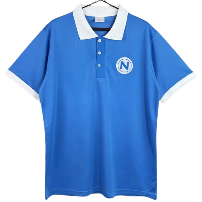 1965-1966 Napoli Home Blue Retro Soccer Jersey