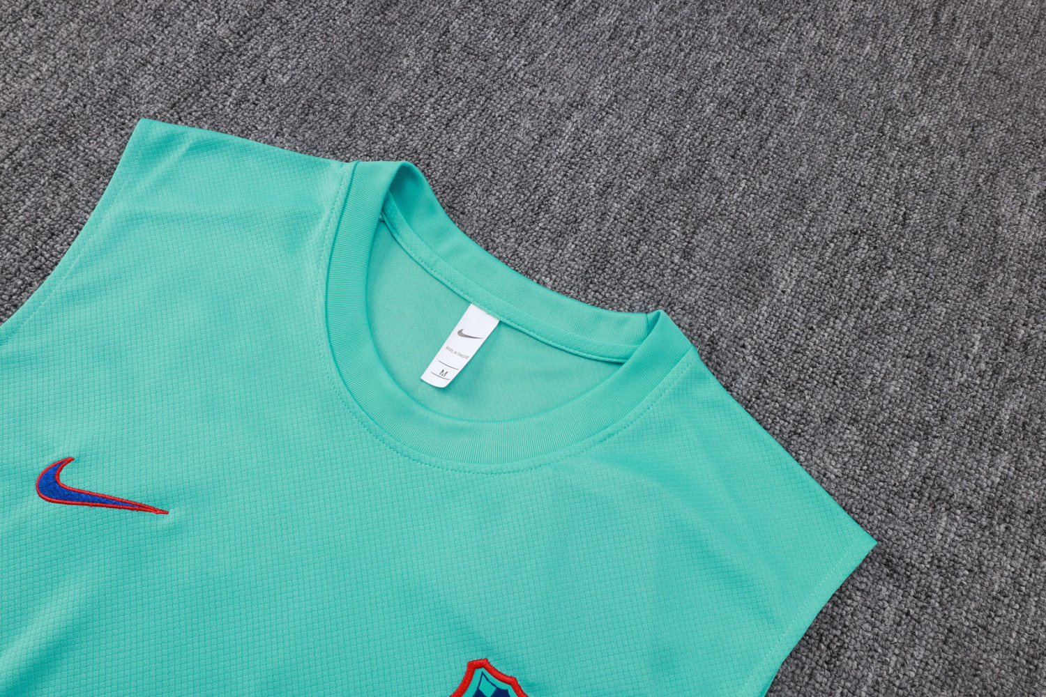 2026-27 Barcelona Light Green Vest Training Short Suit D26092#