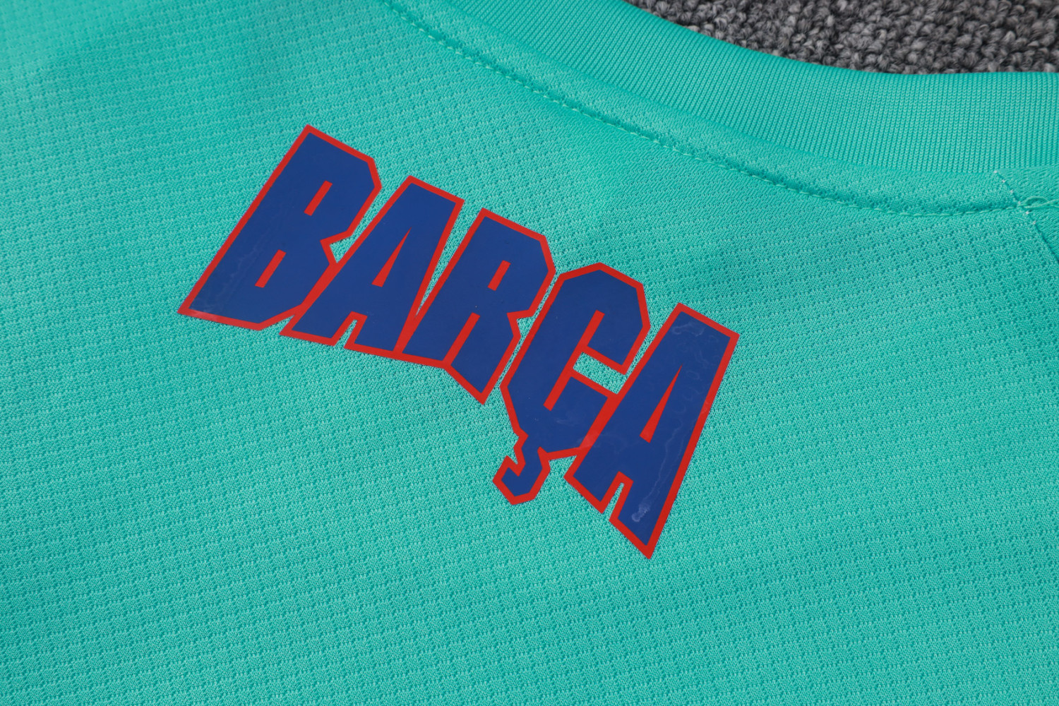 2026-27 Barcelona Light Green Vest Training Short Suit D26092#