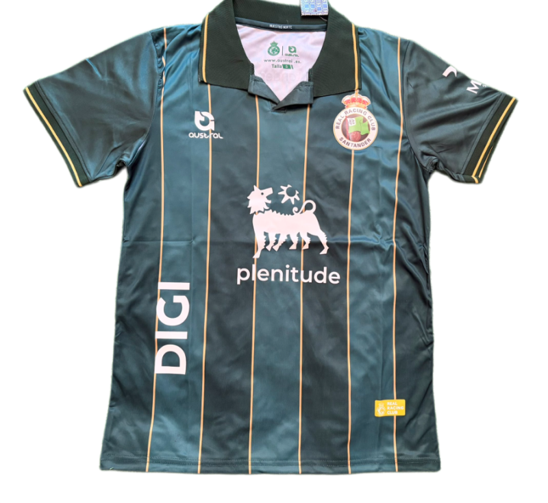 2026-27 Mens Racing de Santander away green Soccer Jersey