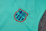 2026-27 Barcelona Light Green Vest Training Short Suit  D26092#