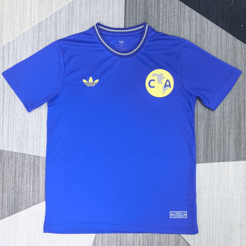 2026-27 Club America 110th  Anniversary Blue Fans Soccer Jersey