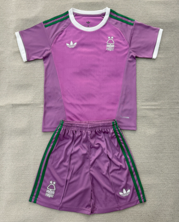 2026-27 Kids Nottingham Forest Goalkeeper Purple Soccer Jersey