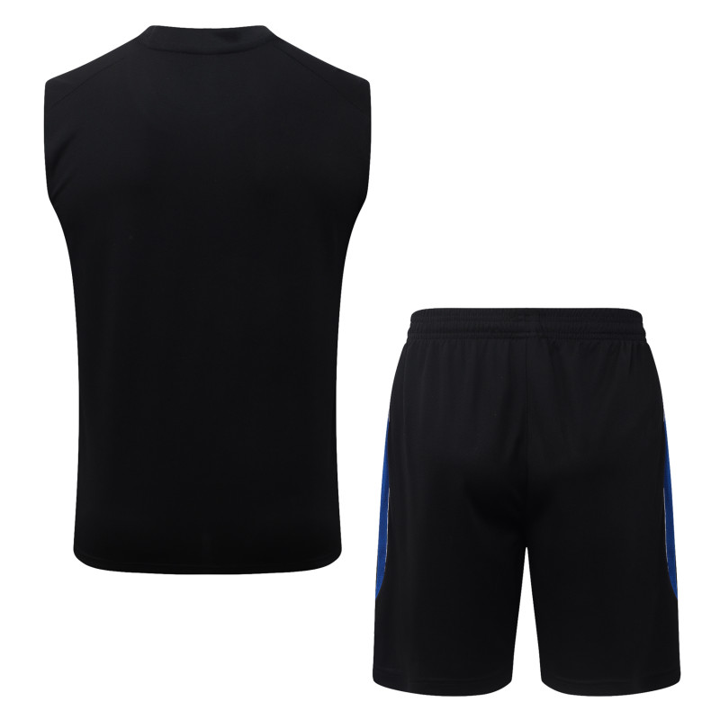 2026-27 Atletico Madrid Black Vest Training Short Suit  D26093#