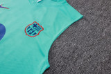 2026-27 Barcelona Light Green Vest Training Short Suit  D26092#