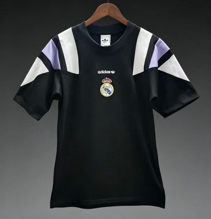 2026-27 Real Madrid Black High Quality Casual T-Shirt