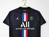 2019-2020 Mens PSG Third Away Black Retro Soccer Jersey