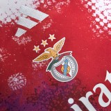 2026-27 Benfica Red White Purple Fans Training Shirts