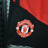 2026-27 Mens Manchester United Red Black Player Version Shorts Pants