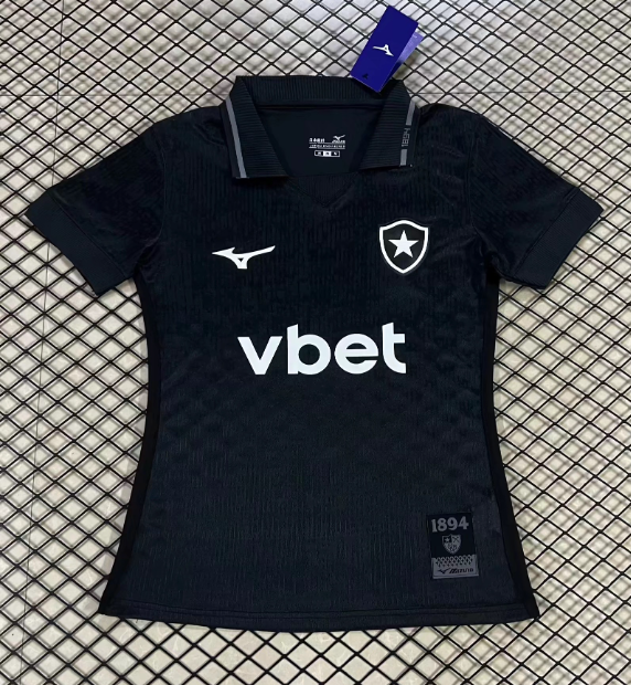 2026-27 Women Botafogo Away Black Soccer Jersey