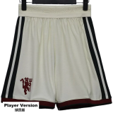 2026-27 Mens Manchester United Third Away Player Version Shorts Pants