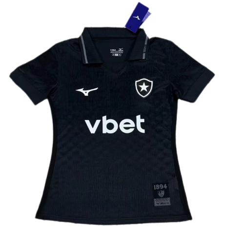 2026-27 Women Botafogo Away Black Soccer Jersey