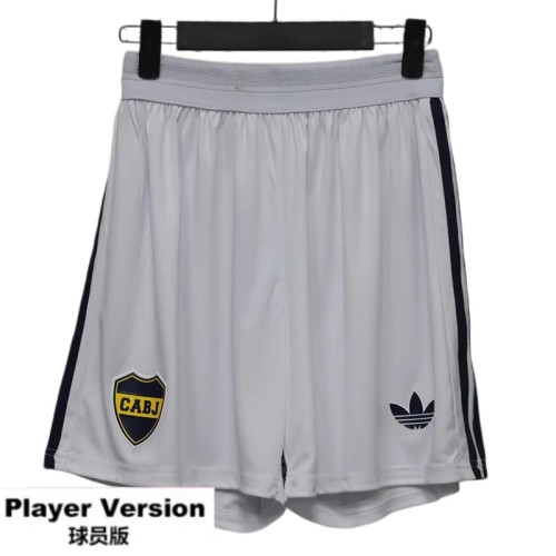 2026-27 Mens Boca Juniors Away White Player Version Shorts Pants