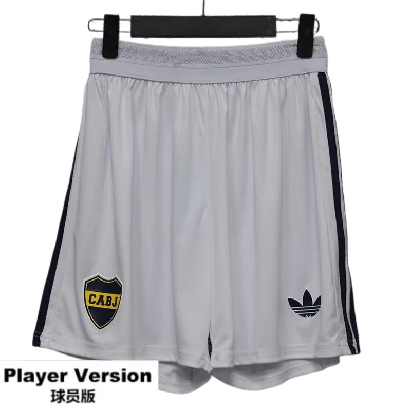 2026-27 Mens Boca Juniors Away White Player Version Shorts Pants