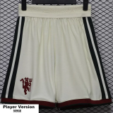 2026-27 Mens Manchester United Third Away Player Version Shorts Pants