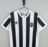 1983 Mens Atletico Mineiro Home Black Retro Soccer Jersey