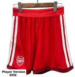 2026-27 Mens Arsenal Red Player Version Shorts Pants