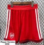 2026-27 Mens Arsenal Red Player Version Shorts Pants