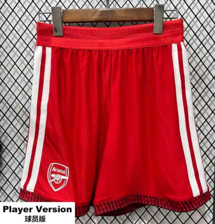 2026-27 Mens Arsenal Red Player Version Shorts Pants