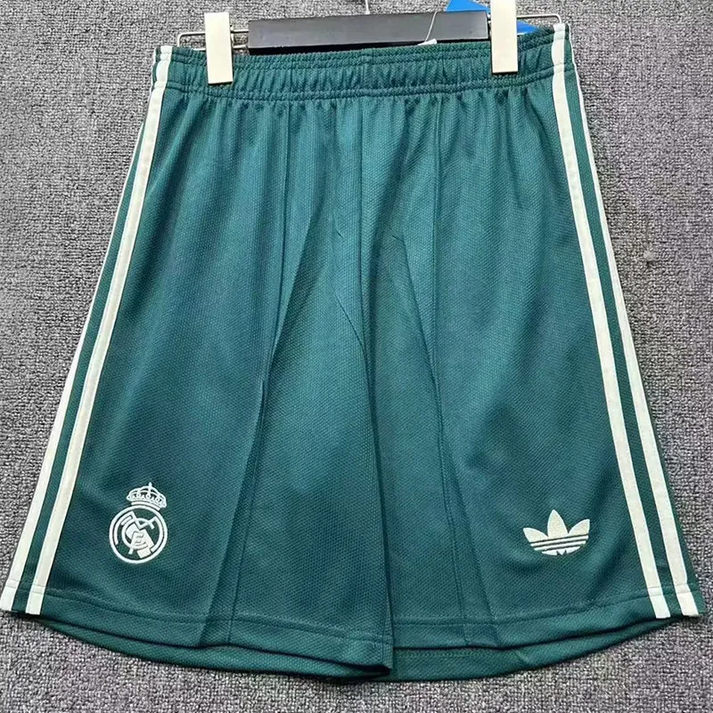 2026-27 Real Madrid Away Green Shorts Pants