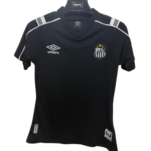 2026-27 Women Santos FC Third Away Black Soccer Jersey