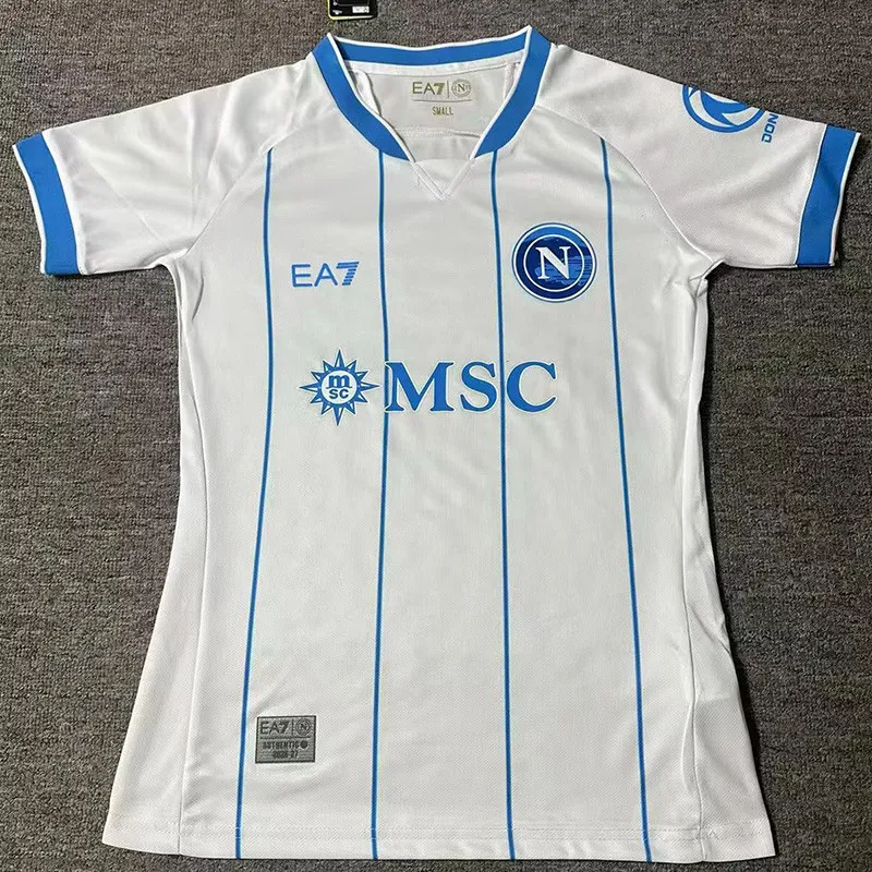 2026-27 Women Napoli Away White Soccer Jersey