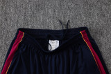 2026-27 Kids Barcelona Maroon Half Pull Tracksuit E26075#