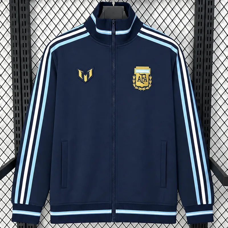 2026-27 Argentina Messi Farewell Match Royal Blue Windbreaker