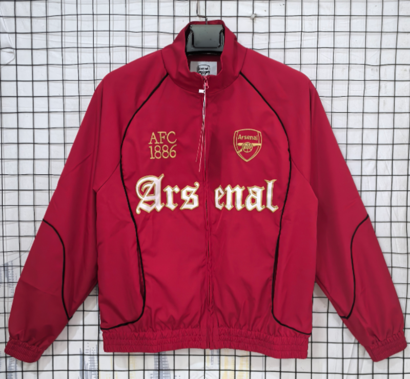 2025-26 Mens Arsenal Red Windbreaker