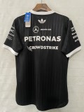 2026 F1 Mercedes Black T-Shirts Racing Suit (圆领)