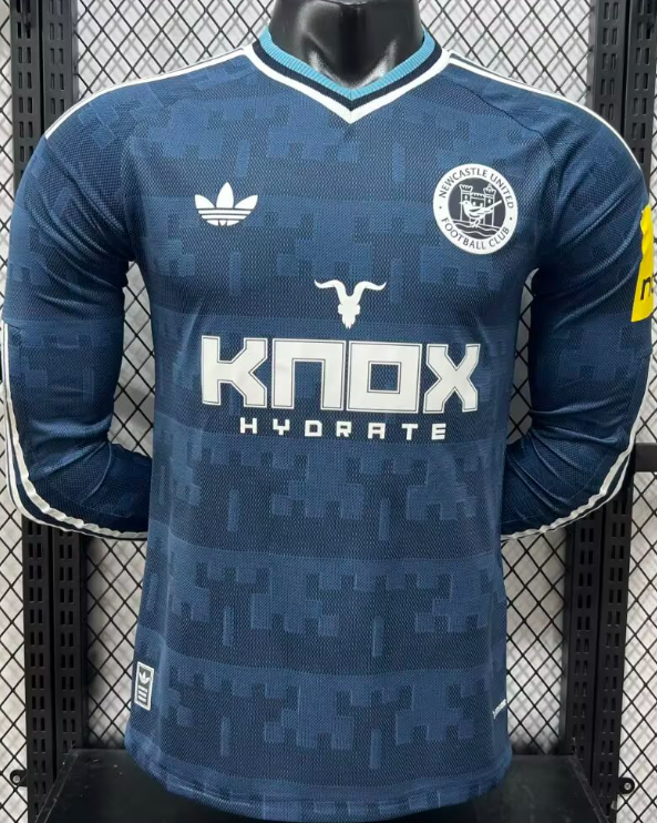 2026-27 Newcastle Away Long Sleeve Player Version Soccer Jersey