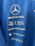 2026 F1 Mercedes Blue T-Shirts Racing Suit (圆领)
