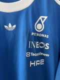 2026 F1 Mercedes Blue T-Shirts Racing Suit (圆领)