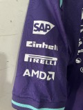 2026 F1 Mercedes Purple T-Shirts Racing Suit (圆领)