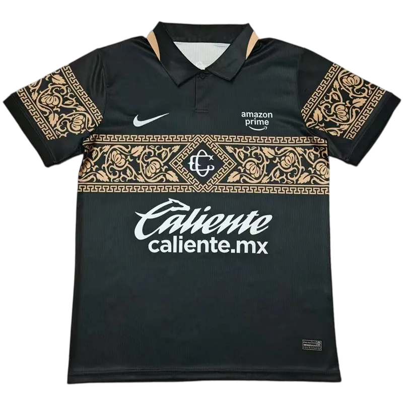 2026-27 Mens Chivas Polo Special Edition Black Soccer Jersey