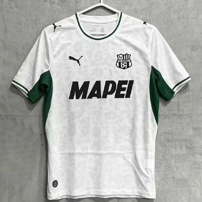2026-27 Mens Sassuolo Away White Fans Soccer Jersey