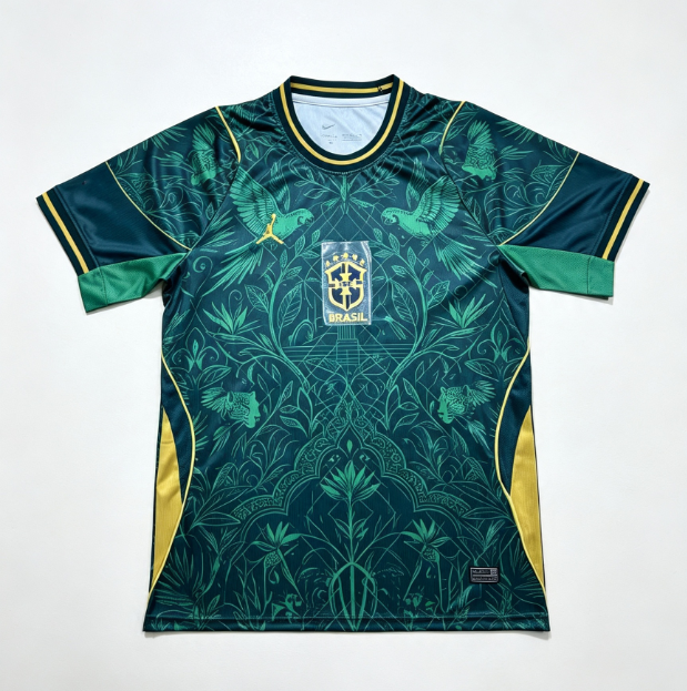 2026-27 Mens Brazil Special Edition Green Fans Soccer Jersey